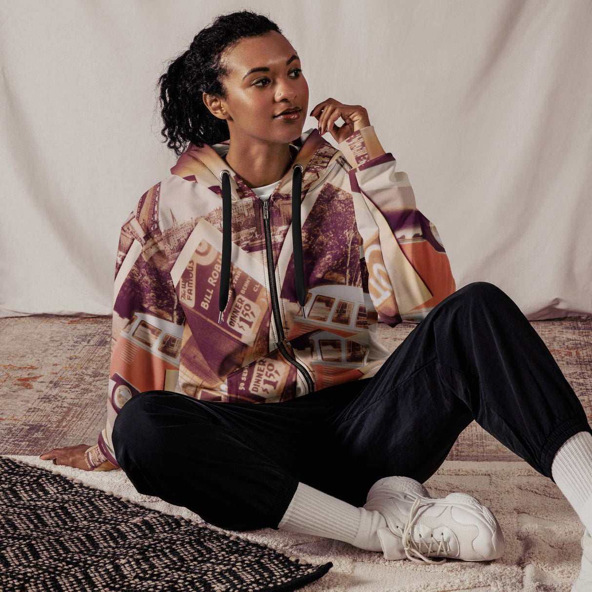 Unisex zip hoodie--UZH06